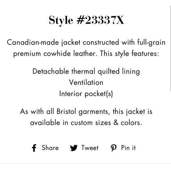 Bristol Ladies Leather Jacket   Sz18 - Picture 2 of 7